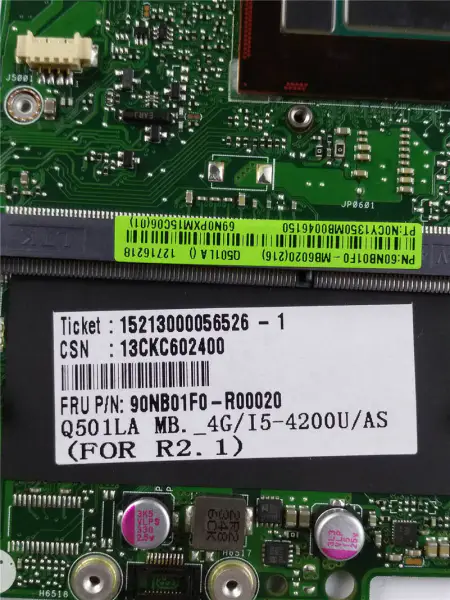 Placa de bază Asus 60NB01F0-MB6020 Q501LA ATX