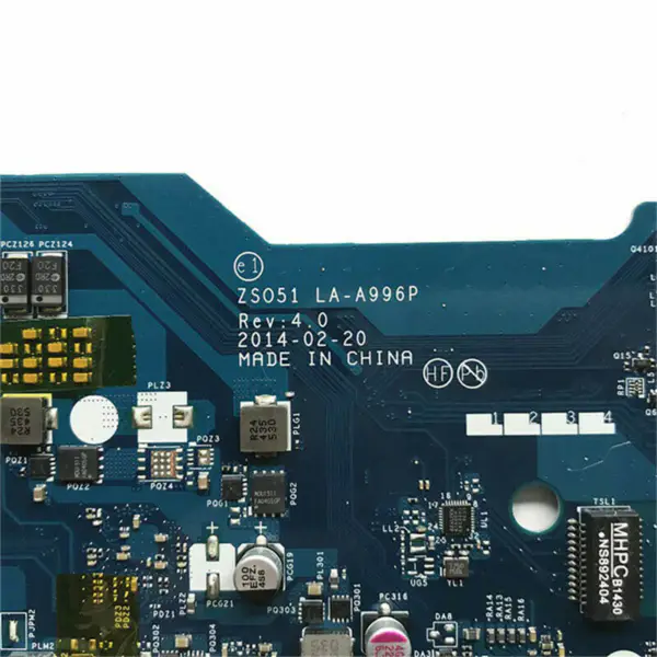 HP 752783-001 752783-501 ZS051 LA-A996P Placă de bază ATX