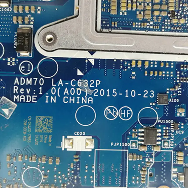 Dell la-c632p E5470 5470 LA-C831P Placă de bază ATX