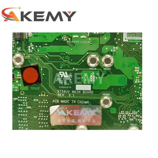 Asus X756UAK X756UAK Placă de bază ATX