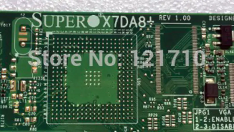 SUPER Stație de lucru industrială baord dual lga771 SUPER X7DA8+ REV 1.00 placă de bază industrială
