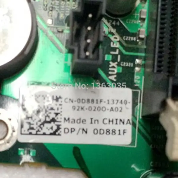Dell 0D881F D881F CN-0D881F Placă de bază pentru stație de lucru pentru Precision T7500