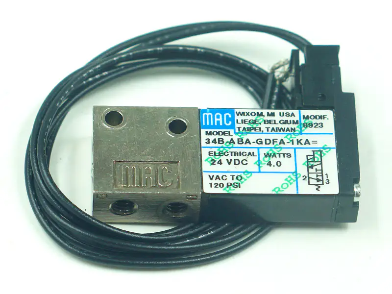 MAC 34B-ABA-GDFA-1KA Supapă electromagnetică