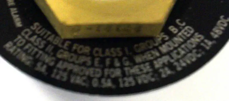 FENWAL 12-E27121-000-03 Detector vertical
