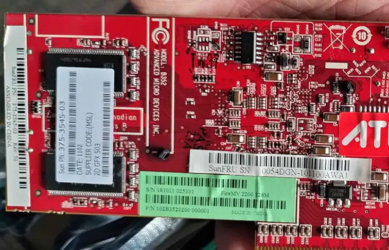 SUN 375-3545 placă grafică XVR-300 pentru Ultra U45 U40