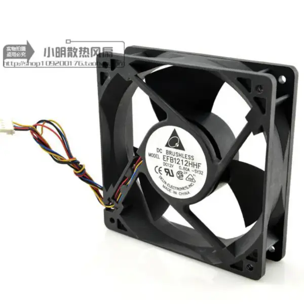 Ventilator Delta EFB1212HHF 12V 0.80A 12CM 12038