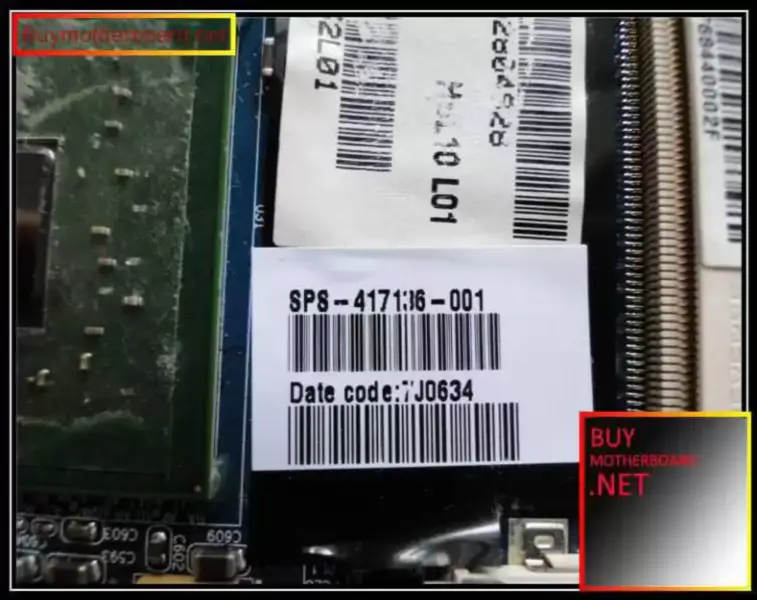 Placa de bază HP DV8000 417136-001
