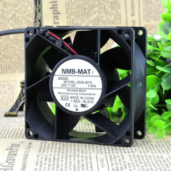 Minebea 615RL-05W-B70-E00 Ventilator NMB DC 24VDC 92X38.4MM 7200RPM