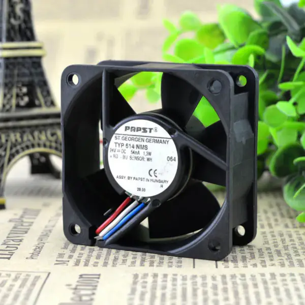 PAPST TYP614 NMS 24V1.3W 6CM6025 Ventilator cu 3 fire