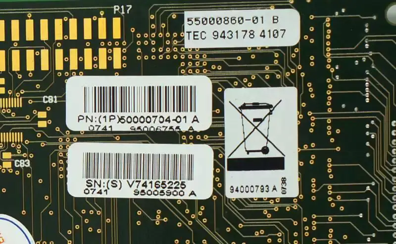 (1P)50000704-01 A 932218 55000860-01 REV A Card PCI industrial DIGI Acceleport XP 16 porturi