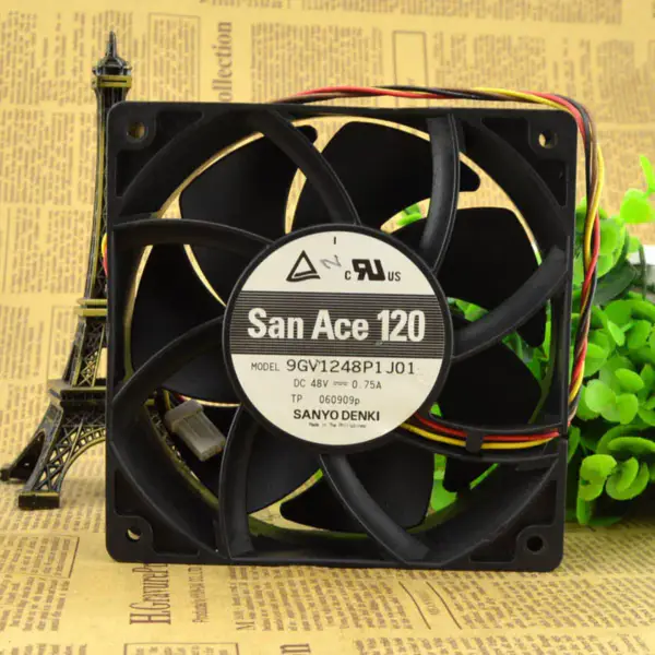 Sanyo SANACE120 9GV1248P1J01 48V 0.75A ventilator .