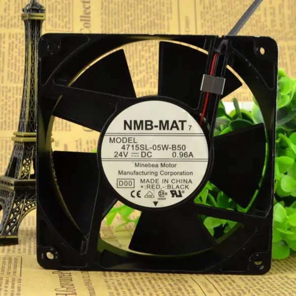 Ventilator NMB 4715SL-05W-B50 24V 0.96A 12CM2-wire ventilator