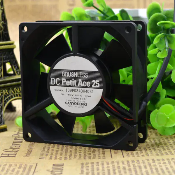 Ventilator Sanyo 40V 0.05A 8CM 8CM 109P0840H4031