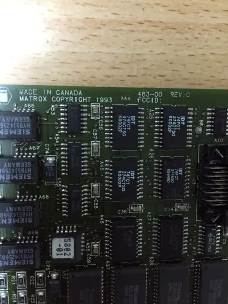 Placa de bază MATROX 483-00 REV:C