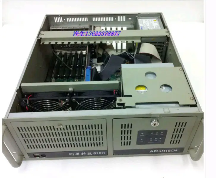 Placa de bază industrială Advantech IPC-610H 610L PCA-6006/6187/P4 2.8/1G/ 80G