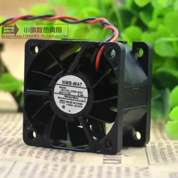 NMB 4028 24V 0.14A 1611KL-05W-B30 4cm ventilator cu 2 fire