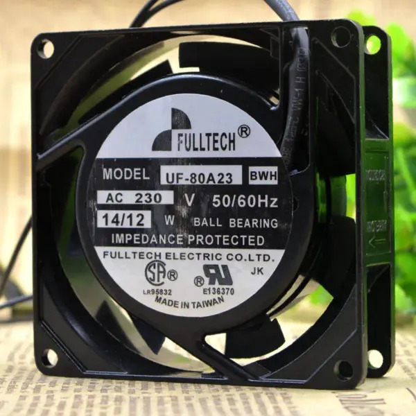 Ventilator FULLTECH UF-80A23BWH AC230V 8CM 8038