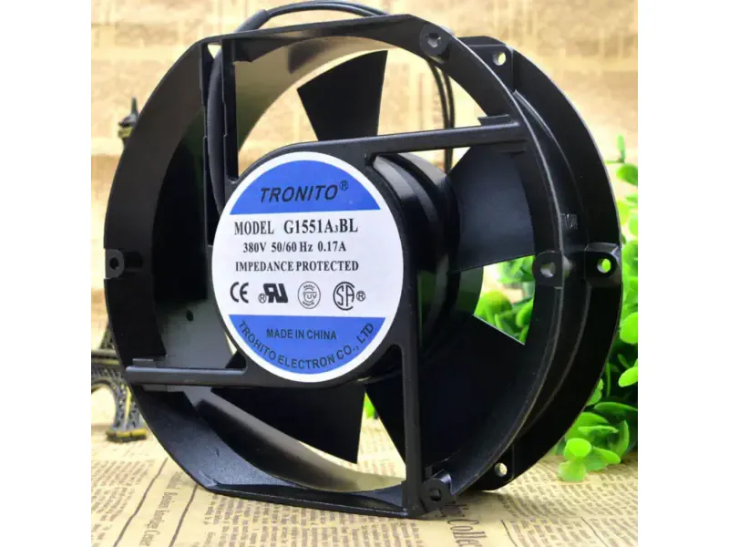 TRONITO G1551A3BL 380V 17251 17CM 0.17A ventilator