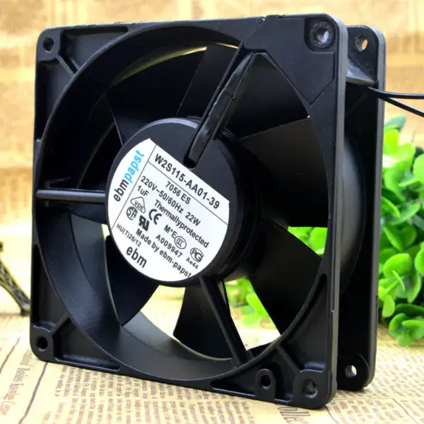 EBM PAPST W2S115-AA01-39 12738 Ventilator 12.7CM 220V 22W