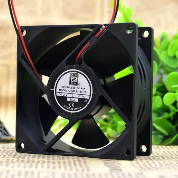 ORION FANS 8CM 8032 24V 0.15A OD8032-24HB Ventilator cu 2 fire