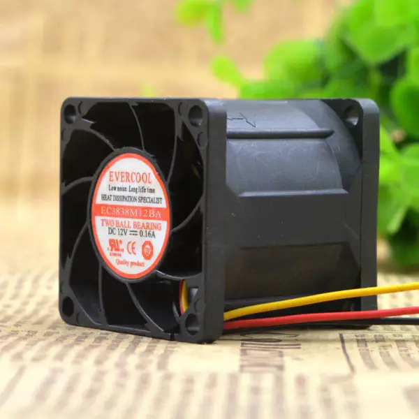 EVERCOOL EC3838M12BA 3.8CM 12V 0.16A Ventilator 3838