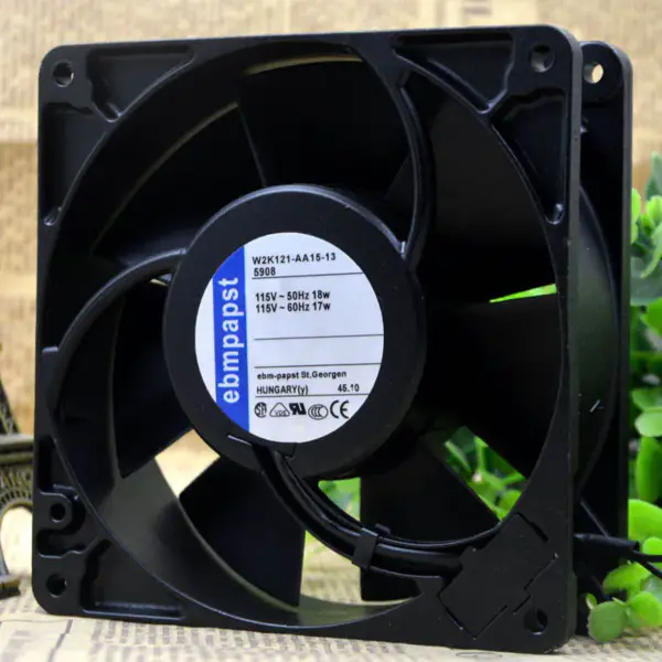 EBMPAPST W2K121-AA15-13 TYP 5908 115V 12738 Ventilator 12.7cm