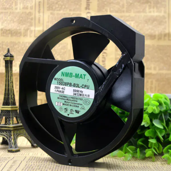 NMB-MAT7 15038PB-B3L-CPU 200V 34W 17CM 17038 ventilator