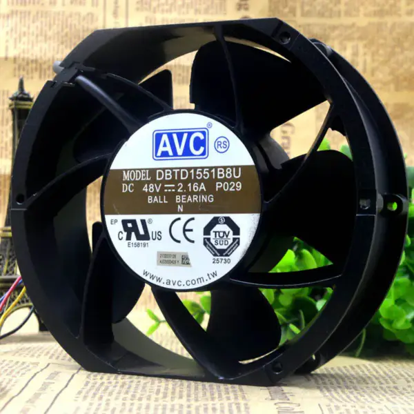 AVC DBTD1551B8U 48V 2.16A Ventilator pwm cu 4 fire