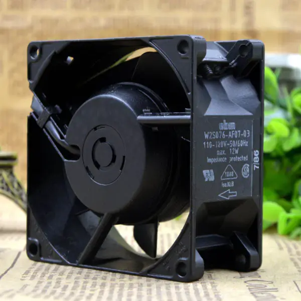 Ventilator EBM W2S076-AF07-03 8CM 8038 110V 12W