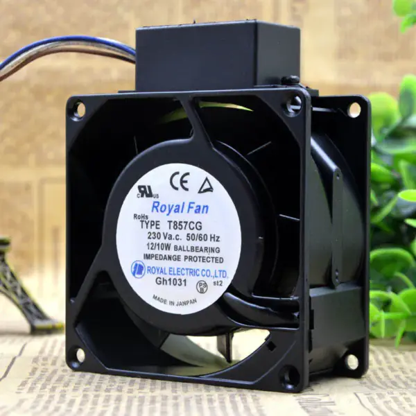 Ventilator Royal TYPE T857CG 230V 12W 8CM 8038 ventilator
