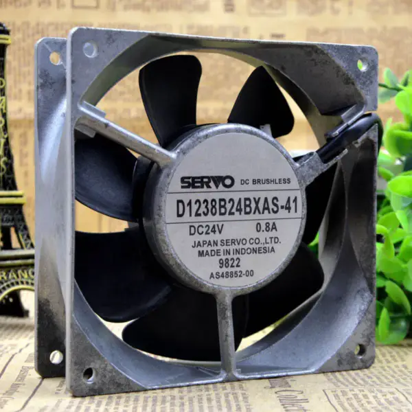 SERVO D1238B24BXAS-41 24V 0.8A 12cm 12038 ventilator