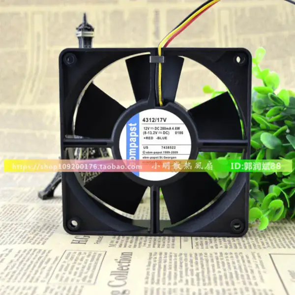 ebmpapst 4312/17T ventilator