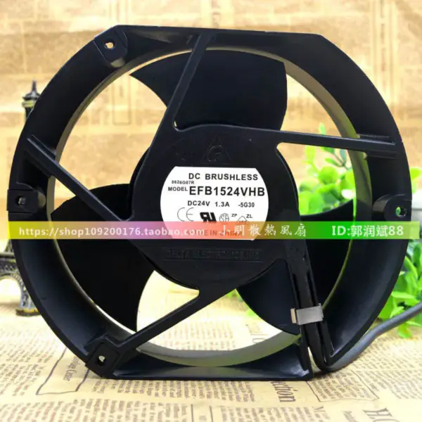 Delta 17251 24V 1.3A EFB1524VHB 3 ventilator