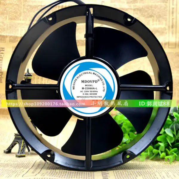 Ventilator MDOVPD M-22060A-L 220/240V