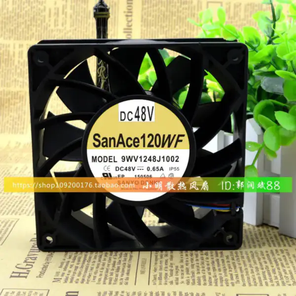 SANYO 9WV1248J1002 12038 48V 0.65A ventilator 12CM