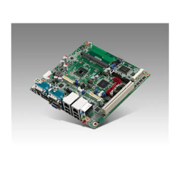 Advantech In-tel Atom D2550 Mini-ITX cu CRT/2LVDS, 6COM și două porturi LAN