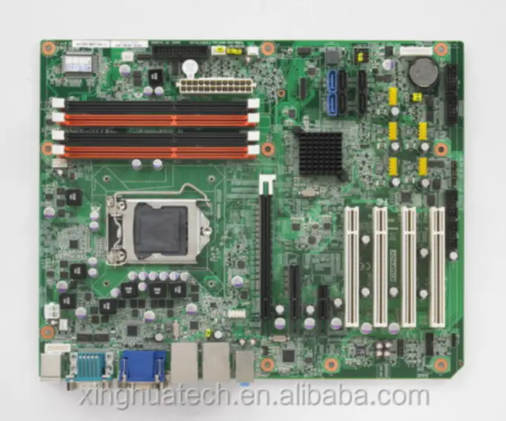 Placa de bază pentru mini PC industrial Advantech AIMB-781QG2-00A1E LGA1155 i7/i5/i3 ATX cu DVI/VGA Dual Gigabit