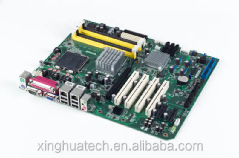 Placa de bază pentru mini PC industrial Advantech AIMB-766G2-00A2E LGA775 Intel Core 2 Quad/Core 2 Duo ATX cu VGA, 4 COM și Dual L