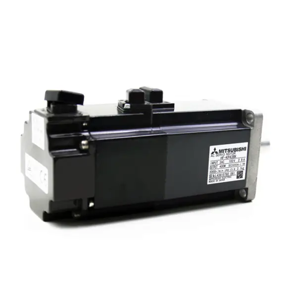 Servomotor 0.4kw pentru automatizarea industrială Mitsubishi 1 Yeas 50/60hz trifazat IE 4 HF-KP43BK 111V complet închis JP