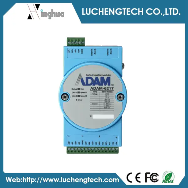 Advantech ADAM-6217-AE Modul Modbus TCP cu 8 intrări analogice izolate