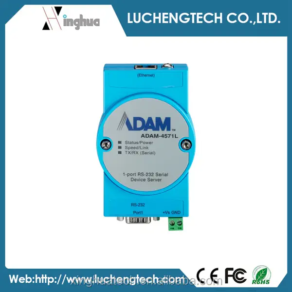 Advantech ADAM-4571L-DE Server de dispozitive seriale RS-232 cu 1 port