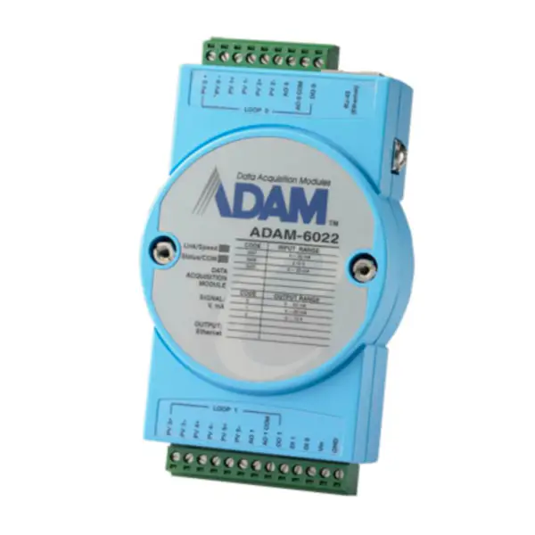 Controler PID cu două bucle bazat pe Ethernet Advantech ADAM-6022-A1E