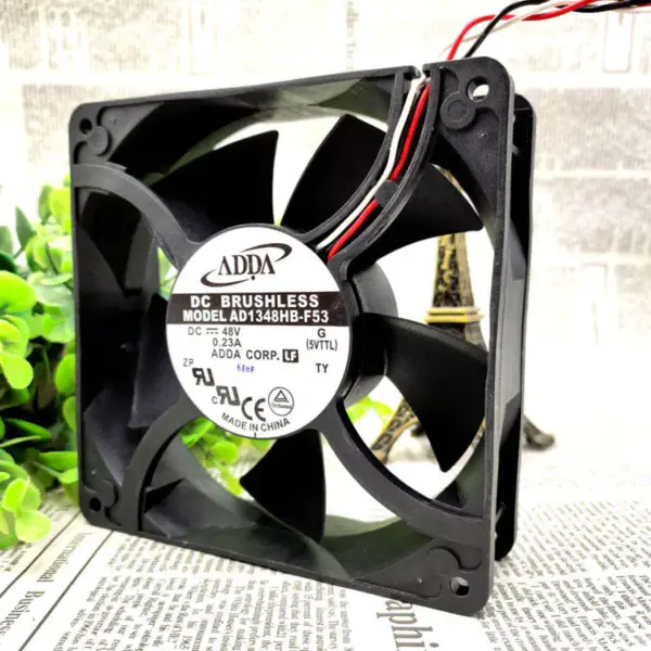 ADDA AD1348HB-F53 ADDA 12738 48V 0.23A Ventilator 12.7CM
