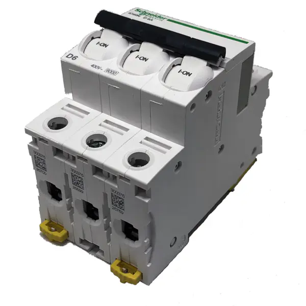 Întrerupător miniatural SCHNEIDER ELECTRIC IC60N 3P 6A D curbă