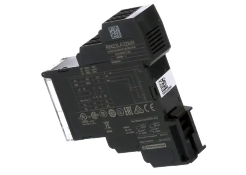 Schneider 3 faze RM17TE00 Zelio 24V 5A Modul de control al tensiunii DC releu 208 ~ 480 VAC