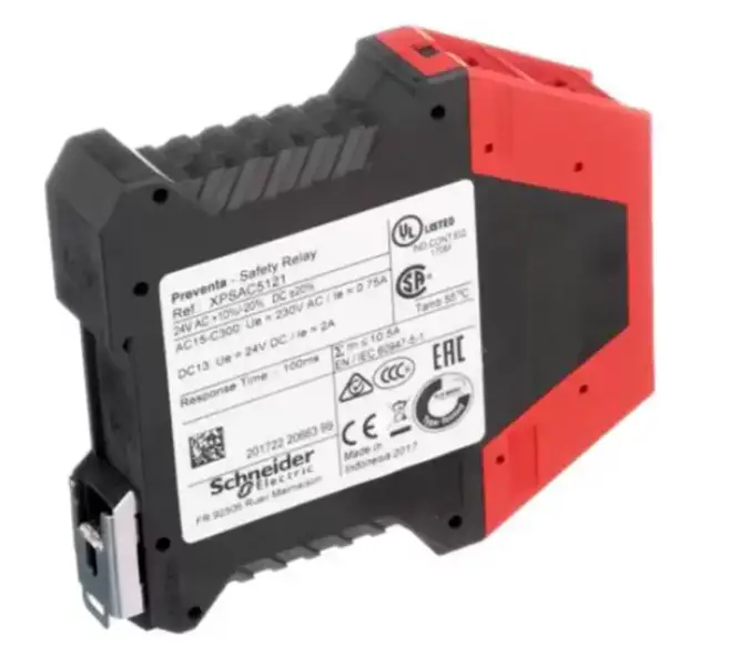 Schneider Monitoring 24V AC DC XPSAC5121 Releu de siguranță pentru oprirea de urgență