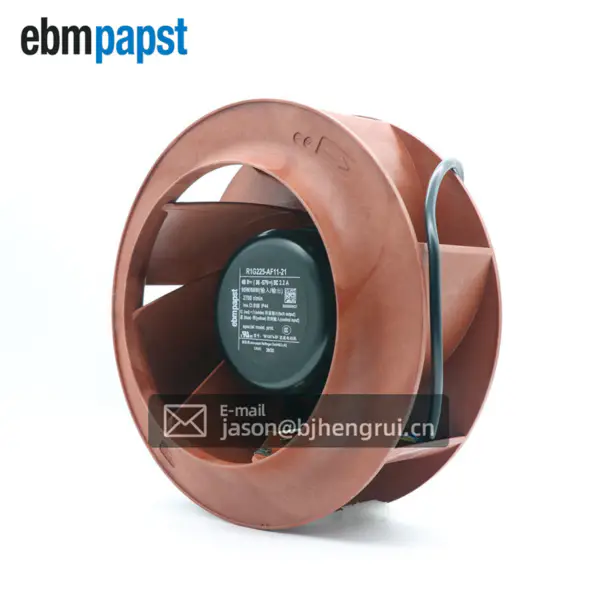 Ebmpapst R1G225-AF11-21 225mm 95W 2.2A EC Backward Curved centrifugal Network Cabinet Cooling Fan