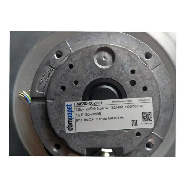 Ventilator centrifugal AC R4E280-CI01-01