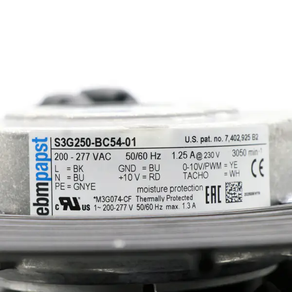 Ebmpapst S3G250-BC54-01 Ventilator