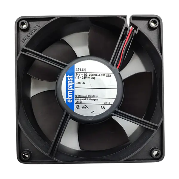 4214H 24V 5.3W 120 * 120 * 38MM Echipament high-end Axial Fan Flow ebm papst Ventilator de cabinet electric